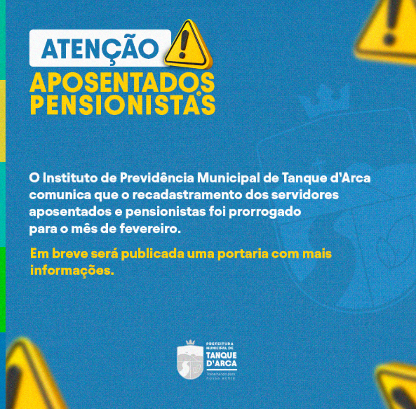 IPAM prorroga recadastramento dos aposentados e pensionistas